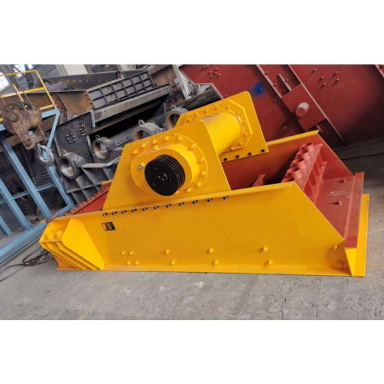 Electromagnetic vibrating feeder